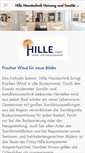 Mobile Screenshot of haustechnik-hille.de